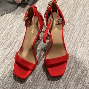 Aldo red heels